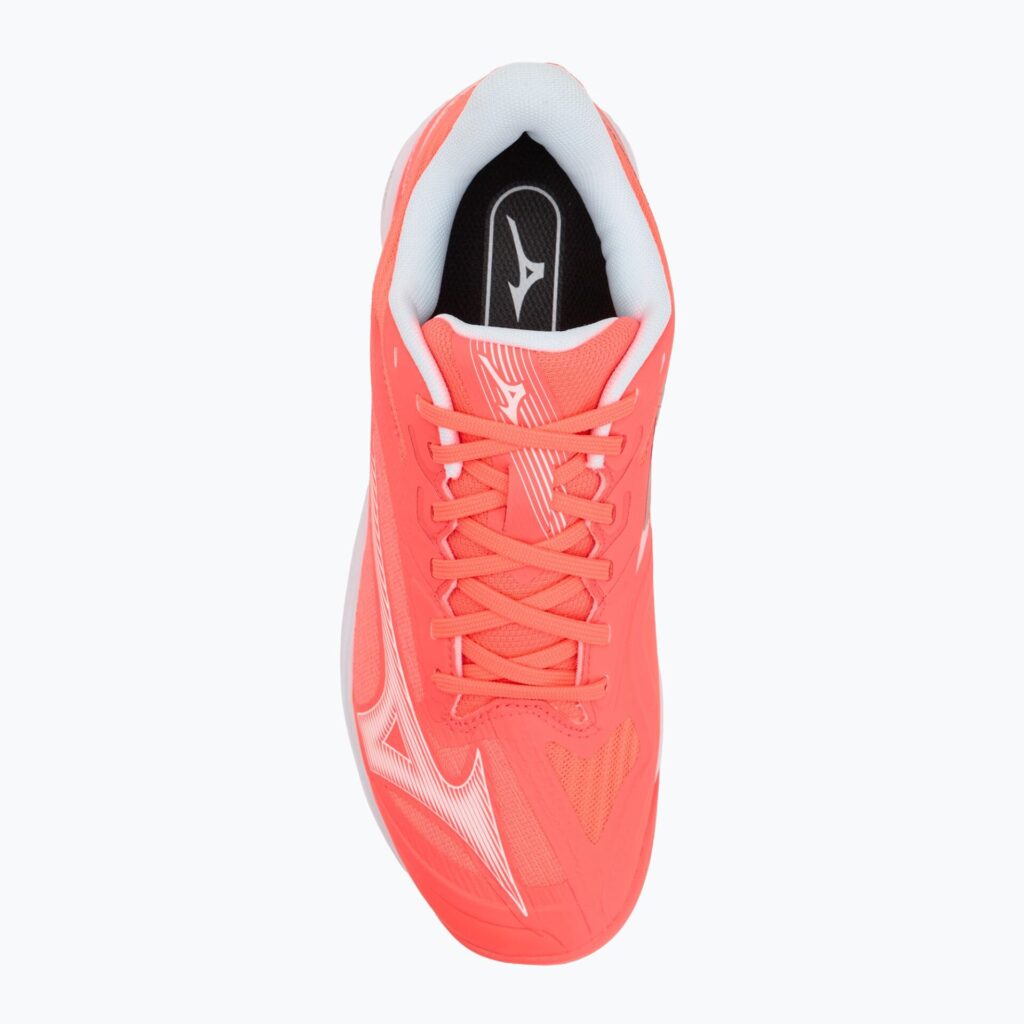 Женские теннисные кроссовки Mizuno Wave Exceed Court CC W calypso coral/white/barely pink
