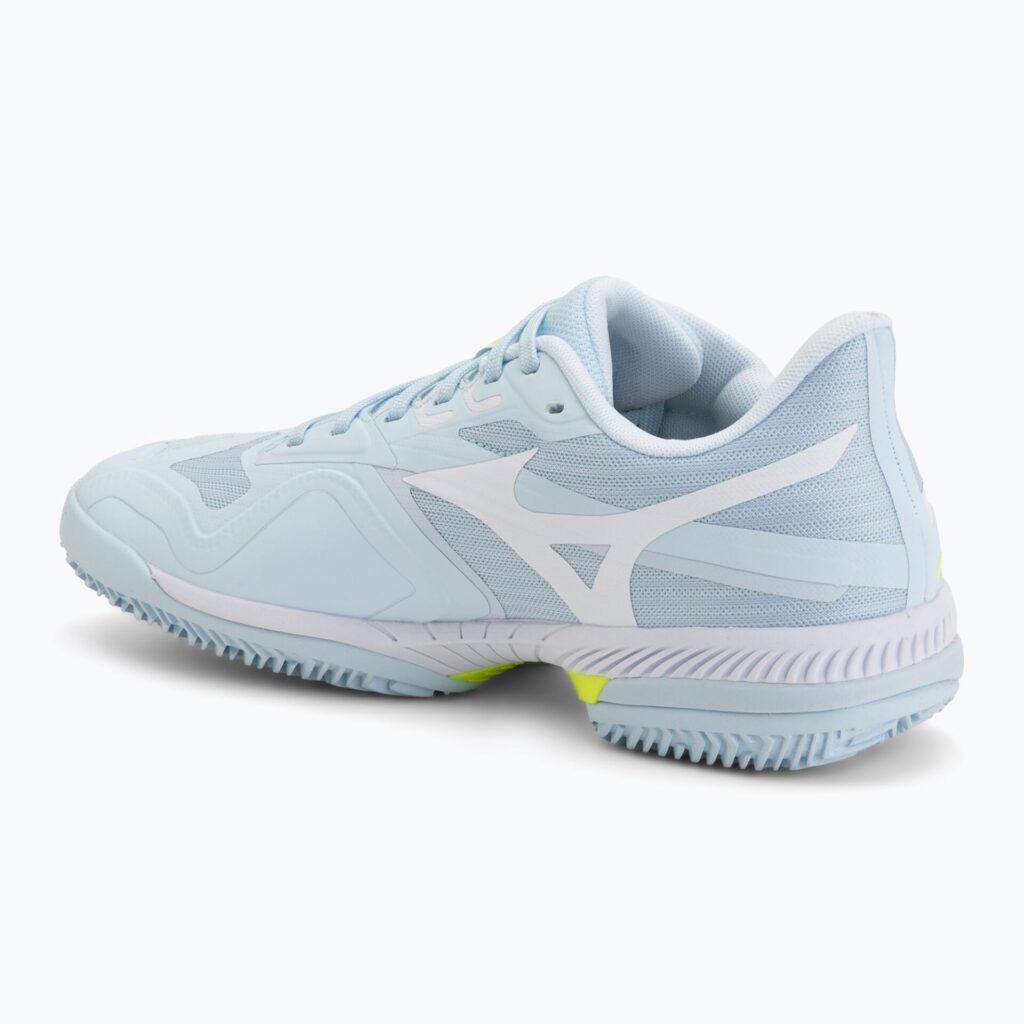 Женские теннисные кроссовки Mizuno Wave Exceed Court CC W ice water/lightning yellow/anc