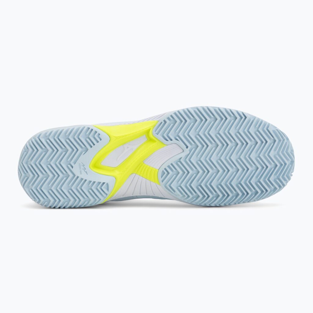 Женские теннисные кроссовки Mizuno Wave Exceed Court CC W ice water/lightning yellow/anc