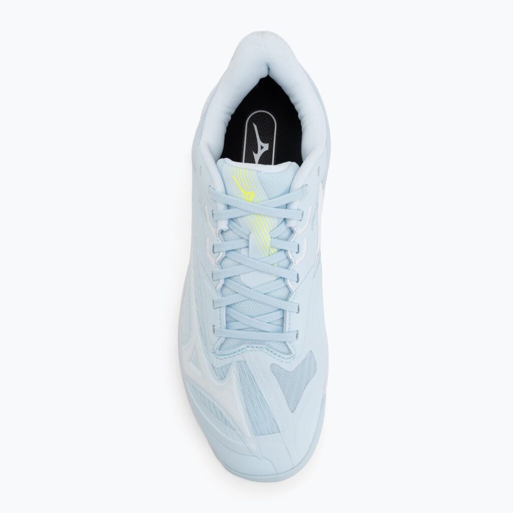 Женские теннисные кроссовки Mizuno Wave Exceed Court CC W ice water/lightning yellow/anc