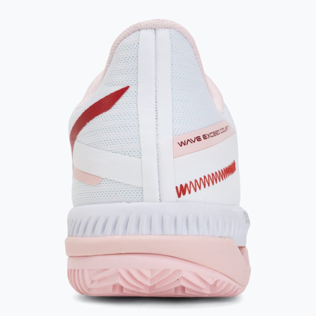 Женские теннисные кроссовки Mizuno Wave Exceed Court CC W white/pinkesque/barbados cherr