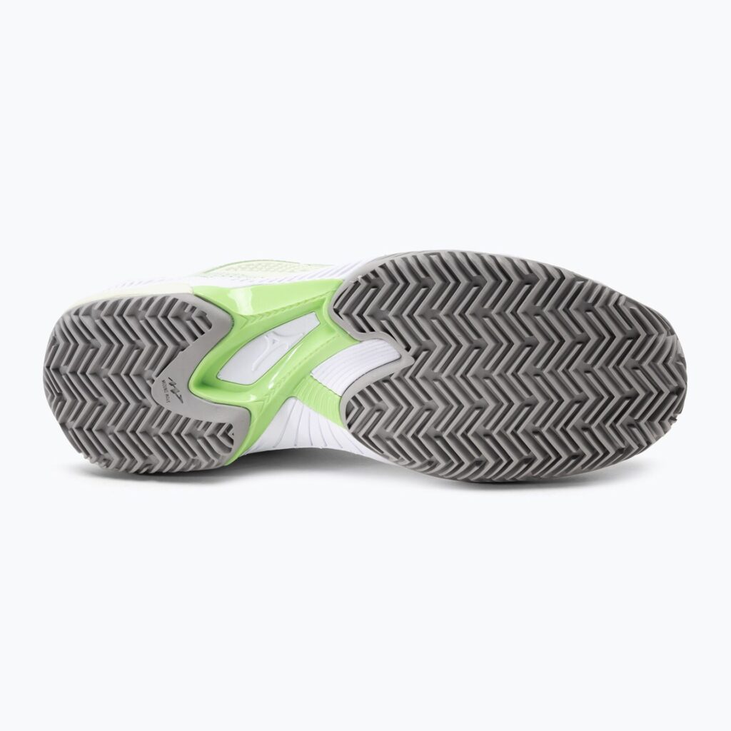 Женские Теннисные кроссовки Mizuno Wave Exceed Tour 5 CC ambroshia/silver/techno green