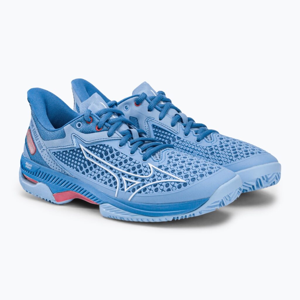 Женские Теннисные кроссовки Mizuno Wave Exceed Tour 5 CC dutch cana/white/tea rose