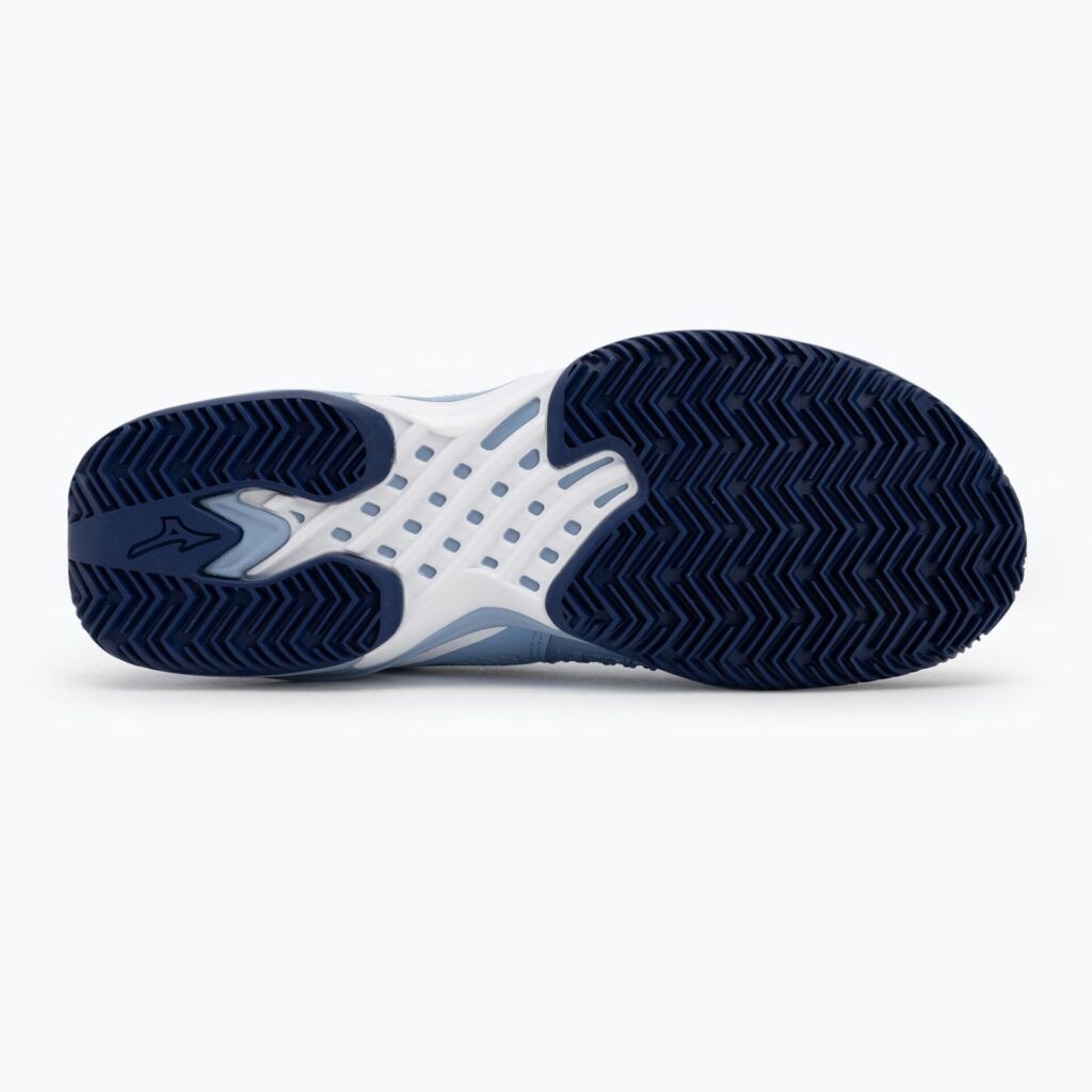 Женские теннисные кроссовки Mizuno Wave Exceed Tour 6 CC bel air blue/ bellwether blue/ white