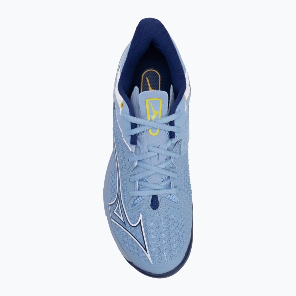 Женские теннисные кроссовки Mizuno Wave Exceed Tour 6 CC bel air blue/ bellwether blue/ white