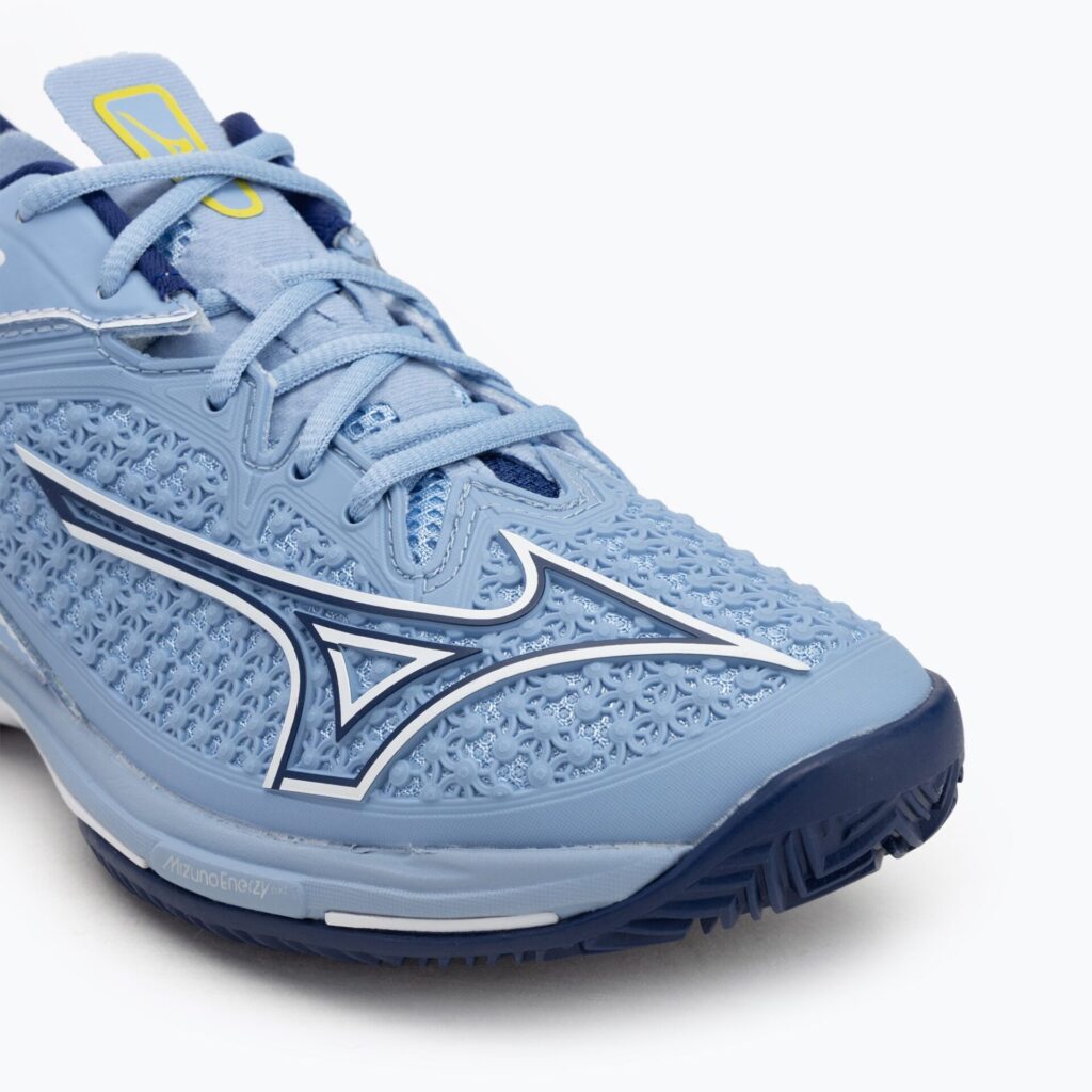 Женские теннисные кроссовки Mizuno Wave Exceed Tour 6 CC bel air blue/ bellwether blue/ white