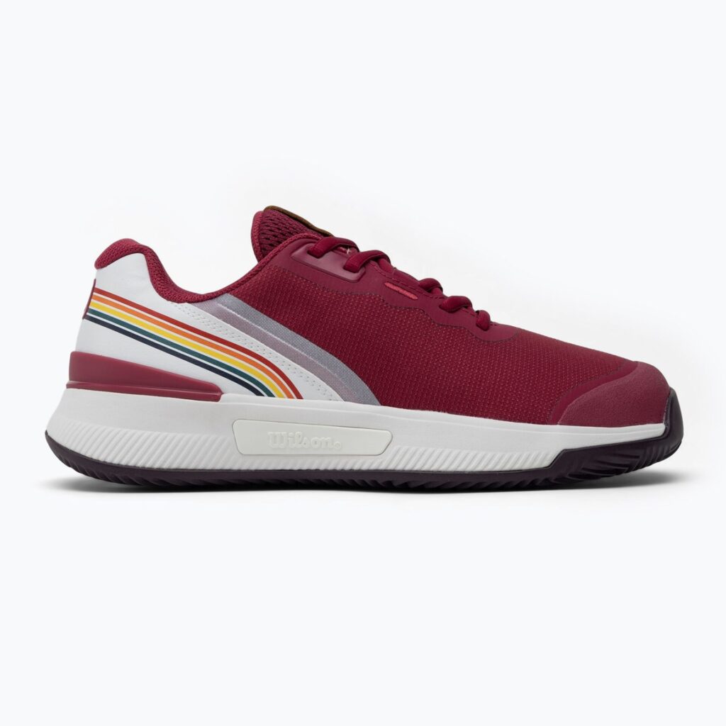 Теннисные кроссовки женские Wilson Intrigue Pro Clay W RG beaujolais/ white/ plum perfect
