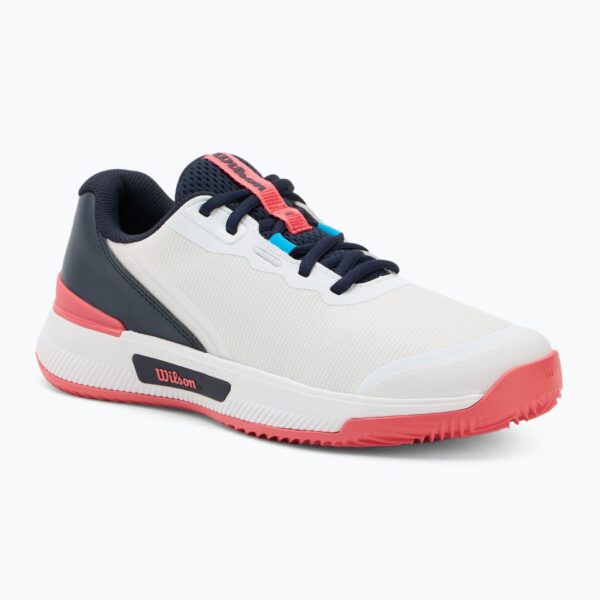 Женские теннисные кроссовки Wilson Intrigue Pro Clay W white/ navy blazer/ dubarry