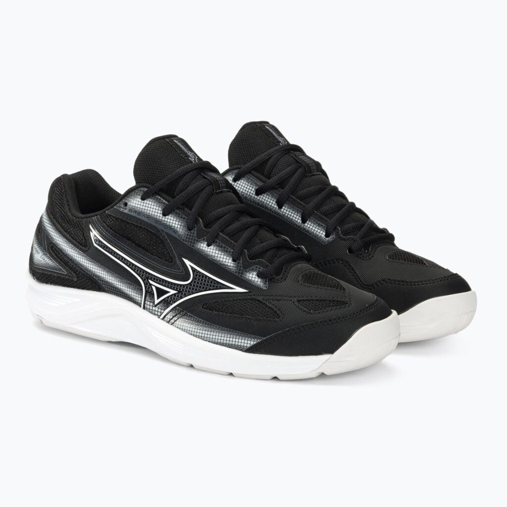 Теннисные кроссовки Mizuno Break Shot 4 CS black/white/harbor mist