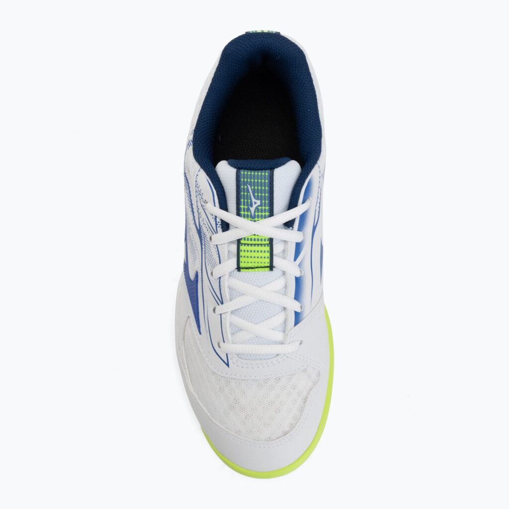 Теннисные кроссовки Mizuno Break Shot 5 CC white/dazzling blue/ lightning