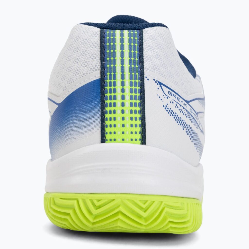 Теннисные кроссовки Mizuno Break Shot 5 CC white/dazzling blue/ lightning