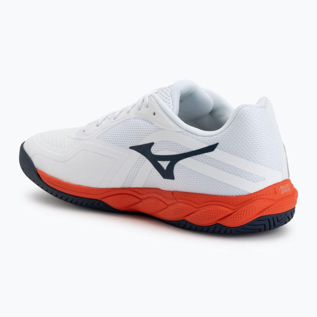 Теннисные кроссовки Mizuno Wave Enforce Court 2 AC white/insignia blue/orange