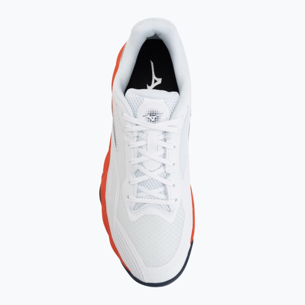 Теннисные кроссовки Mizuno Wave Enforce Court 2 AC white/insignia blue/orange