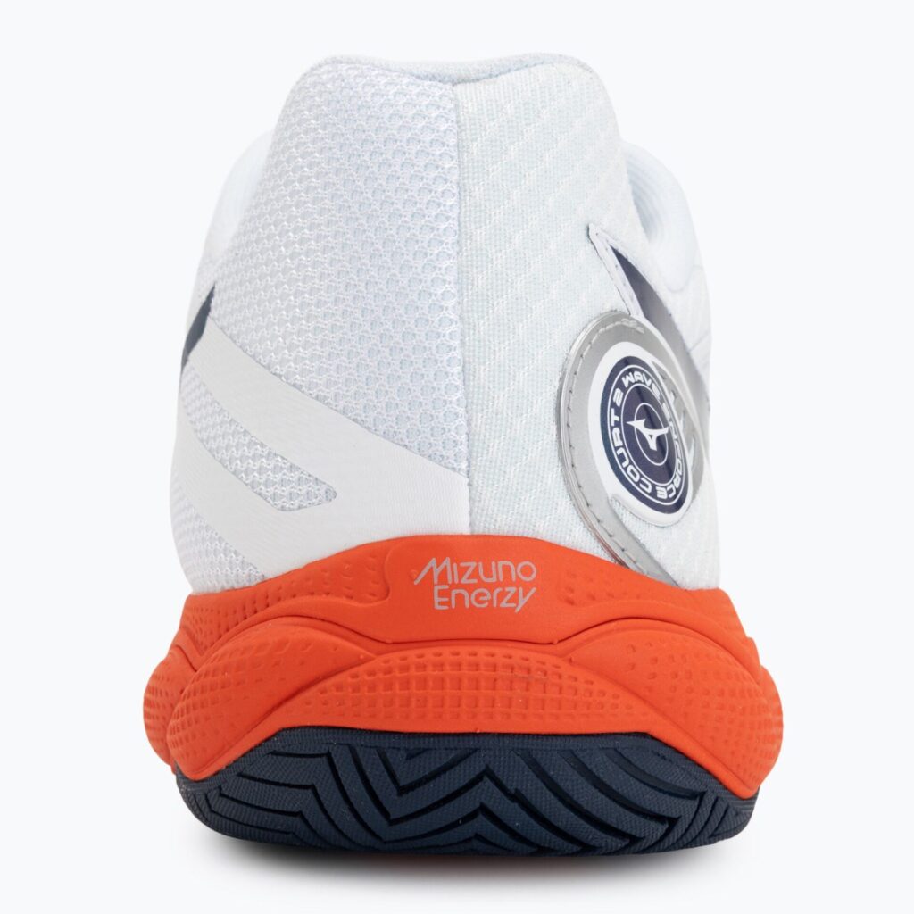 Теннисные кроссовки Mizuno Wave Enforce Court 2 AC white/insignia blue/orange