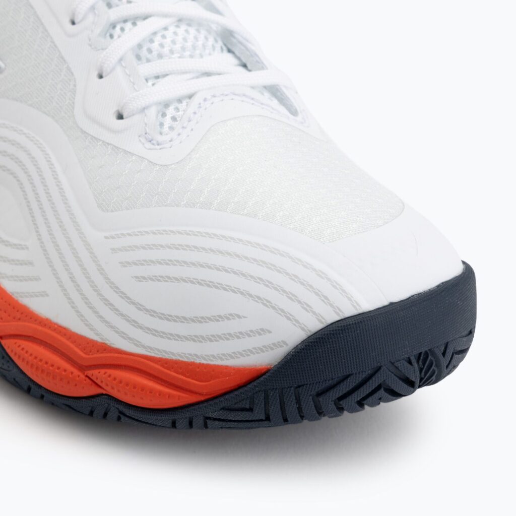 Теннисные кроссовки Mizuno Wave Enforce Court 2 AC white/insignia blue/orange