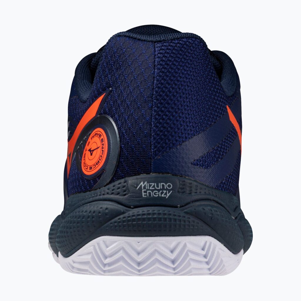Теннисные кроссовки Mizuno Wave Enforce Court 2 CC beacon blue/lava orange/white