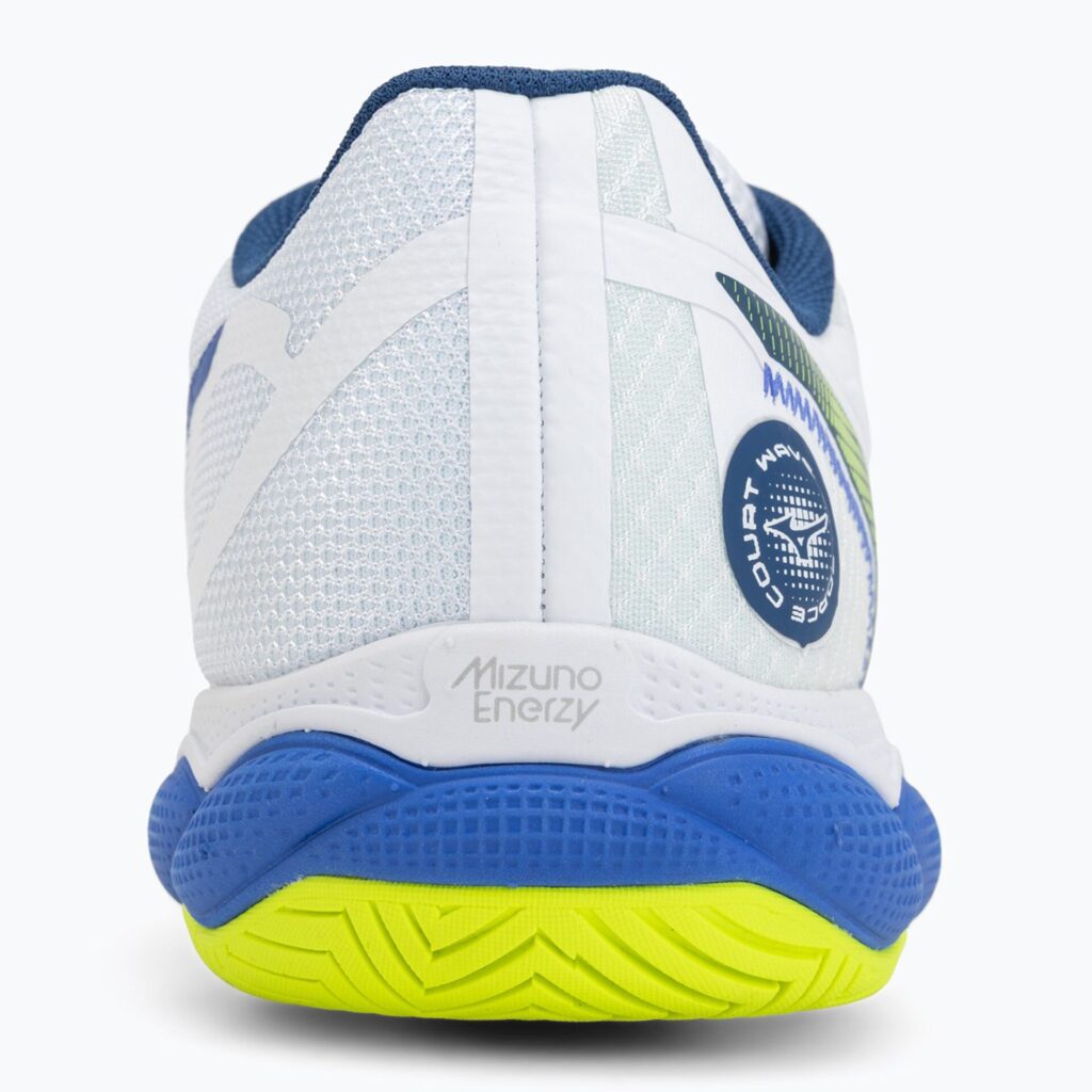 Теннисные кроссовки Mizuno Wave Enforce Court AC white/dazzling blue/ lightning