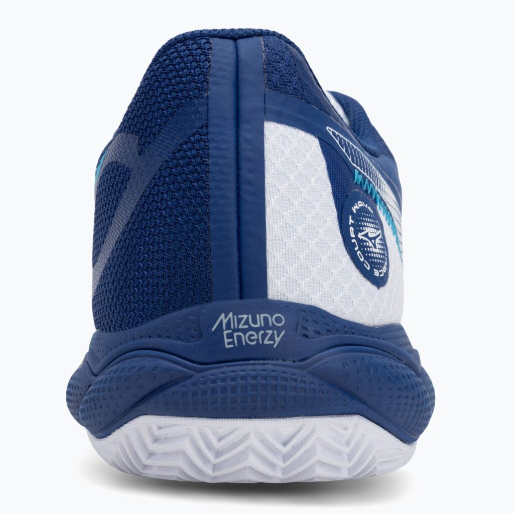Теннисные кроссовки Mizuno Wave Enforce Court CC bellwether blue/ white/ fjord blue