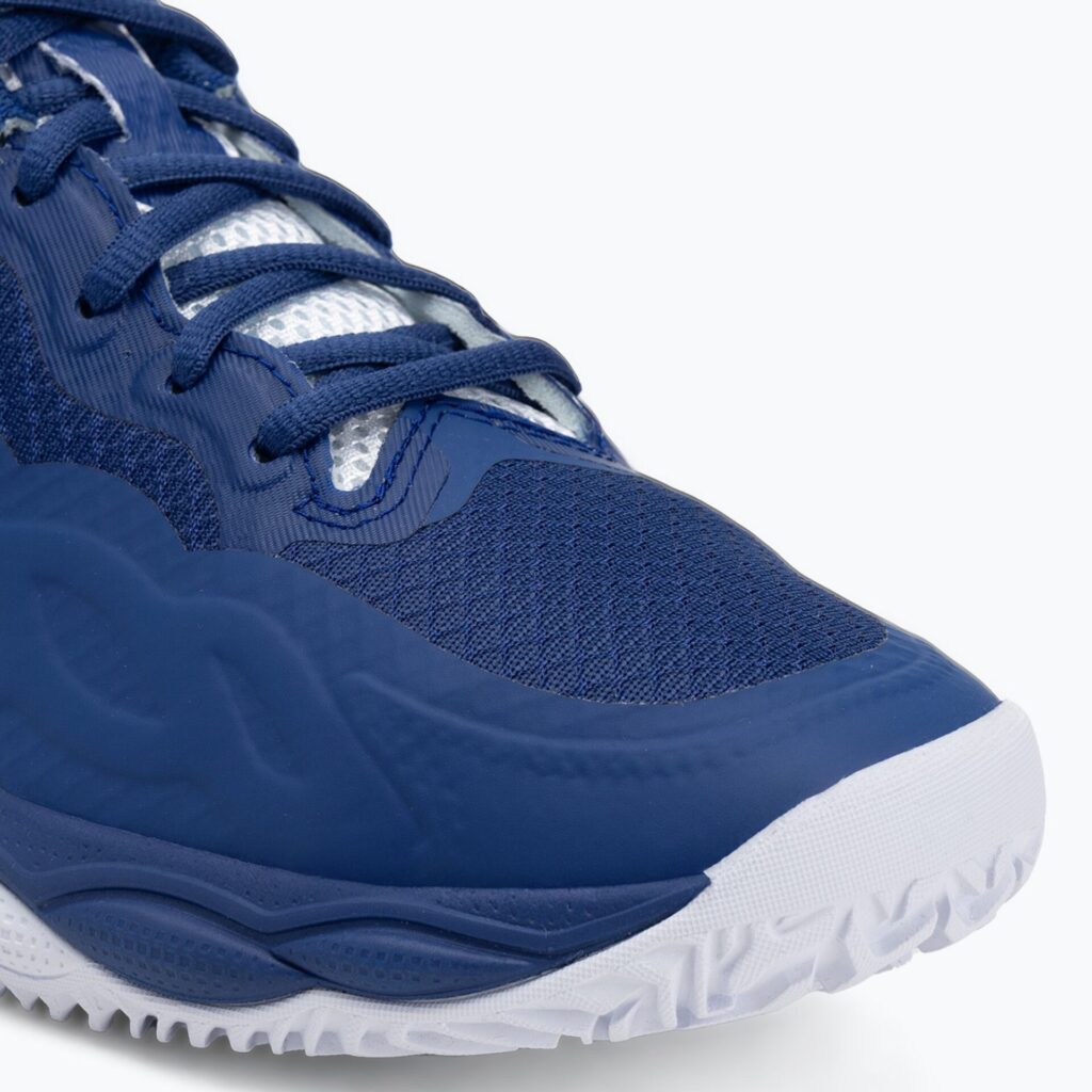 Теннисные кроссовки Mizuno Wave Enforce Court CC bellwether blue/ white/ fjord blue