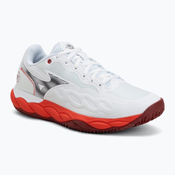 Теннисные кроссовки Mizuno Wave Enforce Court CC fiery red/white/sun-dried tomato