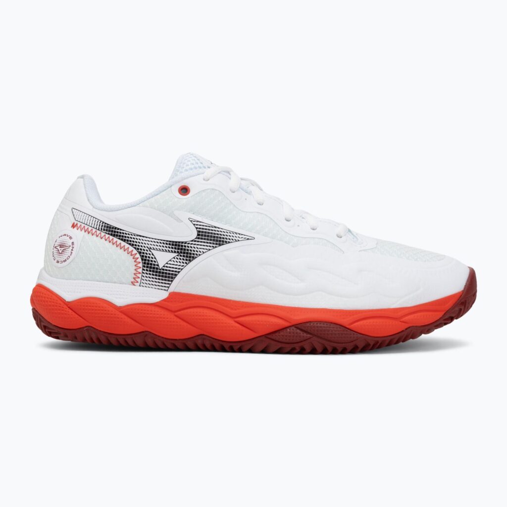 Теннисные кроссовки Mizuno Wave Enforce Court CC fiery red/white/sun-dried tomato