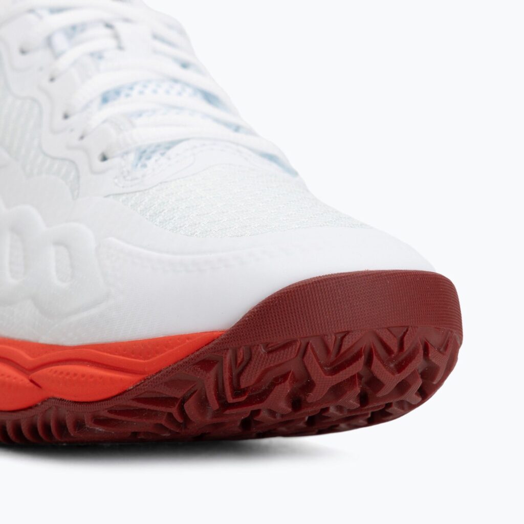 Теннисные кроссовки Mizuno Wave Enforce Court CC fiery red/white/sun-dried tomato