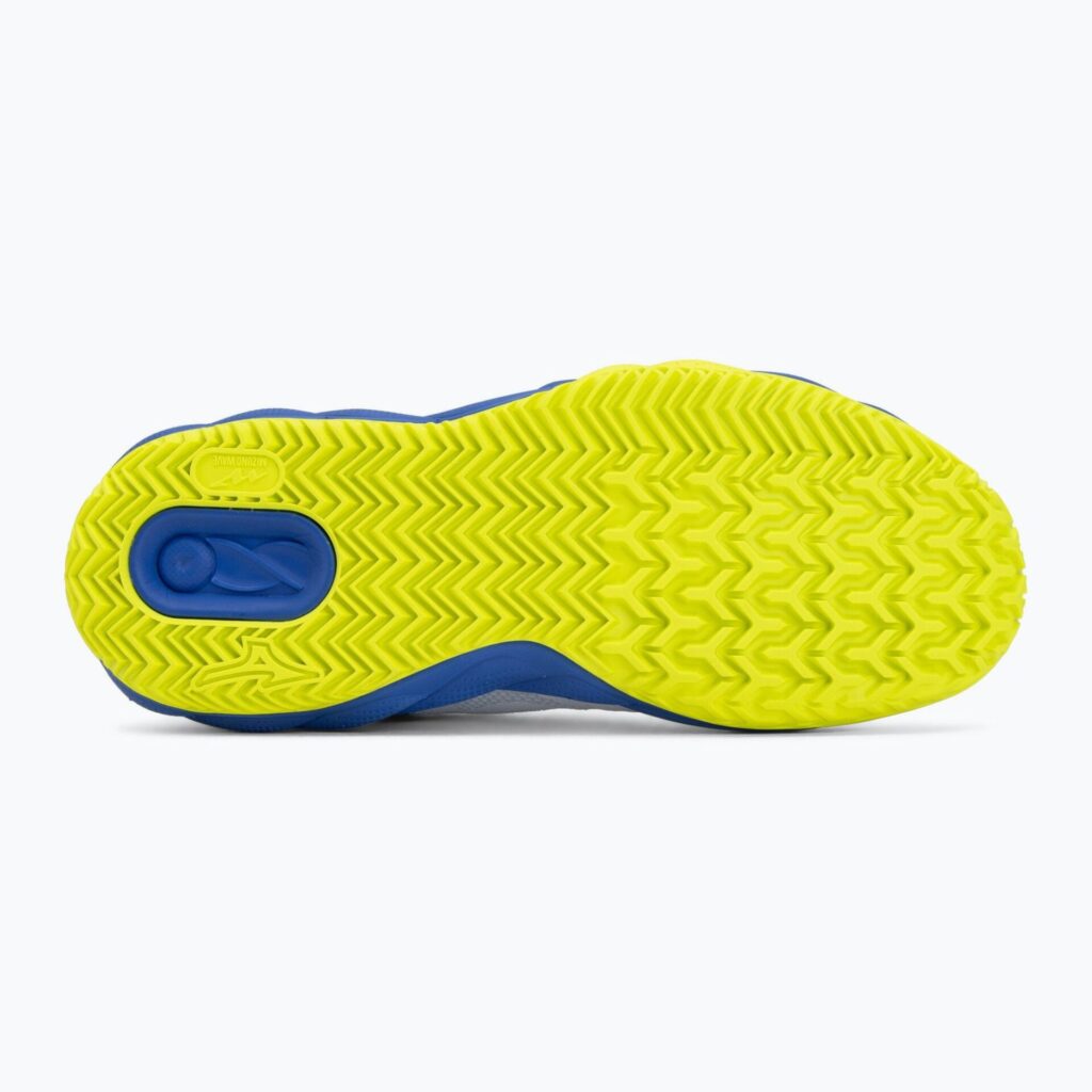 Теннисные кроссовки Mizuno Wave Enforce Court CC white/dazzling blue/ lightning