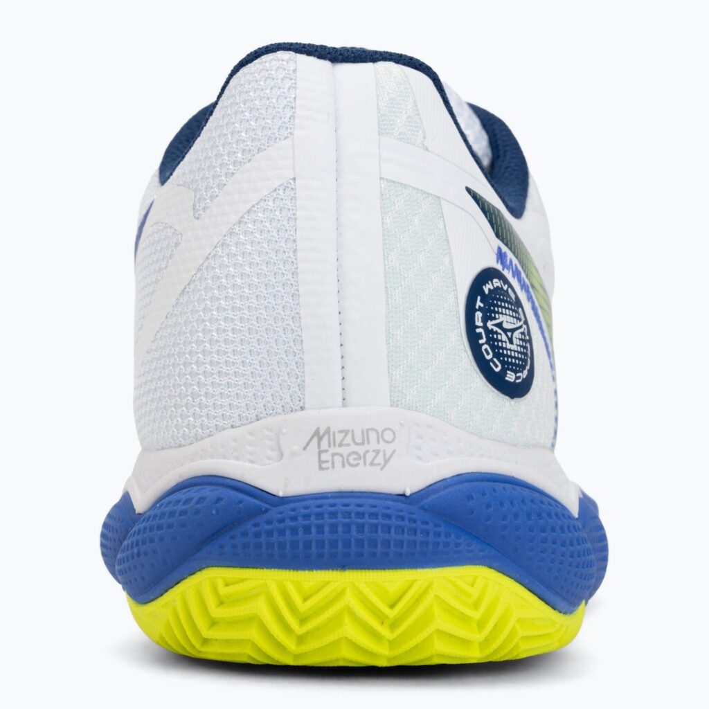 Теннисные кроссовки Mizuno Wave Enforce Court CC white/dazzling blue/ lightning
