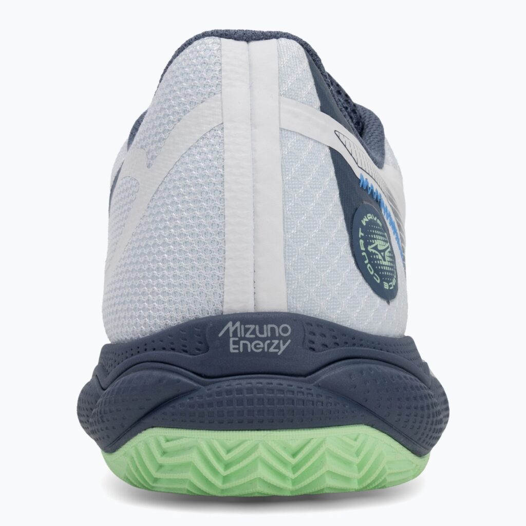 Теннисные кроссовки Mizuno Wave Enforce Court CC white/ vintage indigo/ neo mint