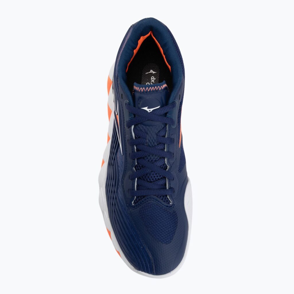 Теннисные кроссовки Mizuno Wave Enforce Tour 2 CC beacon blue/white/lava orange