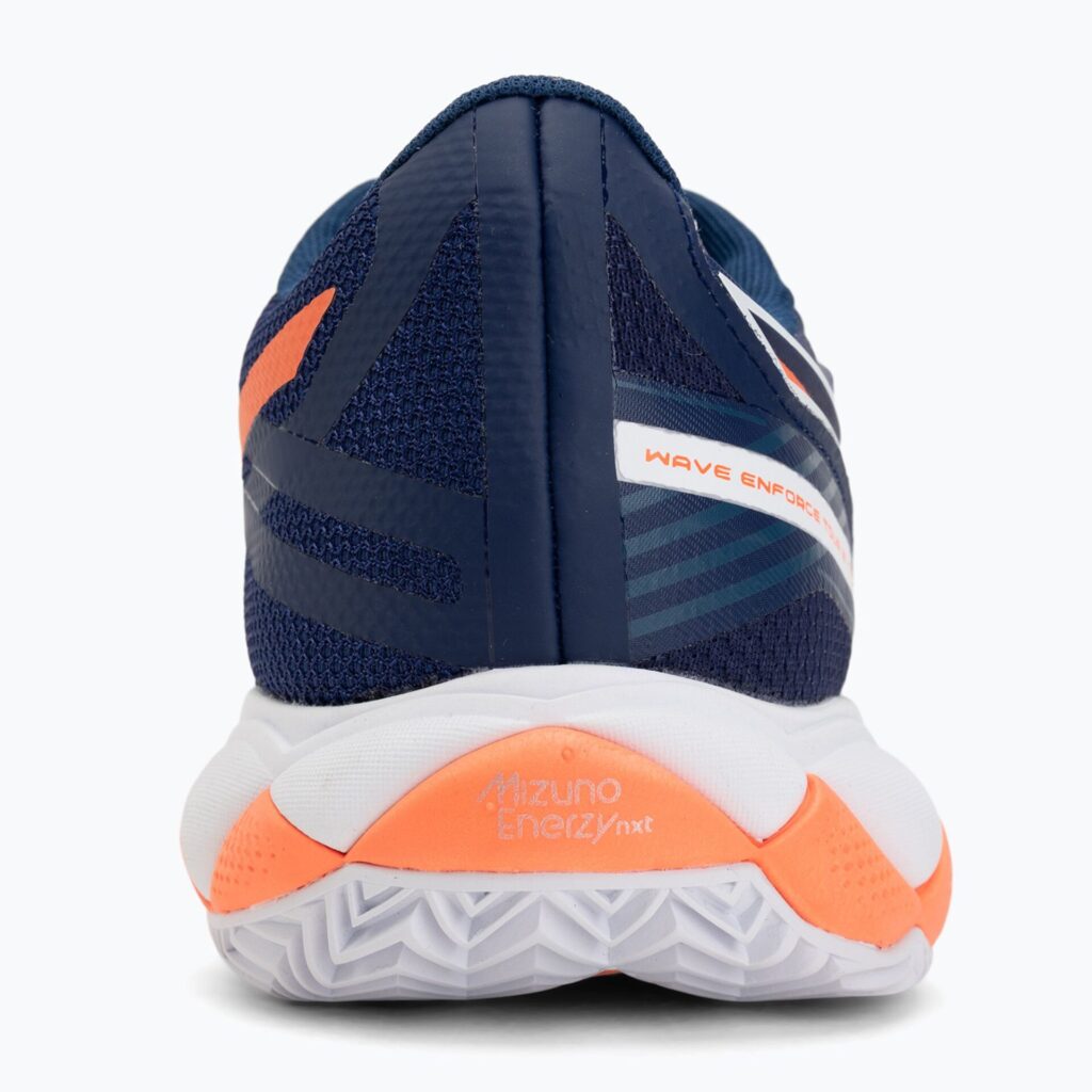 Теннисные кроссовки Mizuno Wave Enforce Tour 2 CC beacon blue/white/lava orange