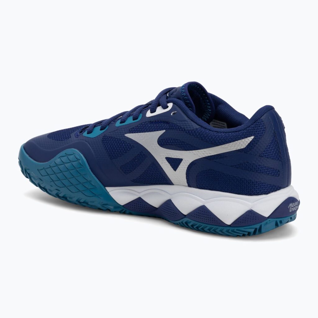 Теннисные кроссовки Mizuno Wave Enforce Tour 2 CC bellwether blue/ white/ fjord blue