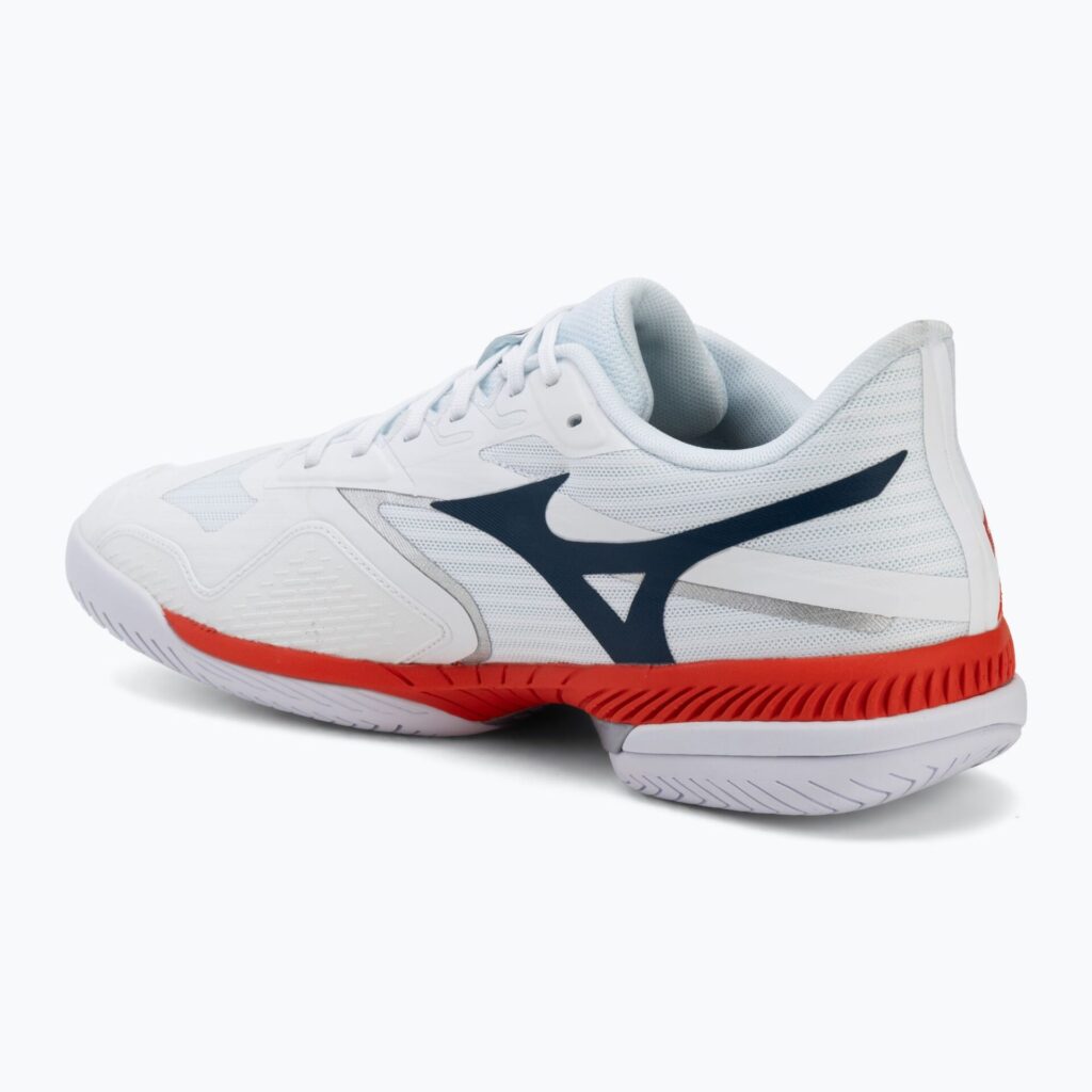 Теннисные кроссовки Mizuno Wave Exceed Court AC white/insignia blue/orange