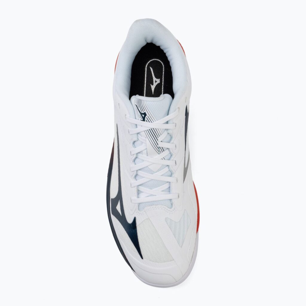 Теннисные кроссовки Mizuno Wave Exceed Court AC white/insignia blue/orange