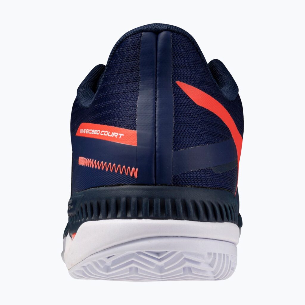 Теннисные кроссовки Mizuno Wave Exceed Court CC beacon blue/lava orange/white