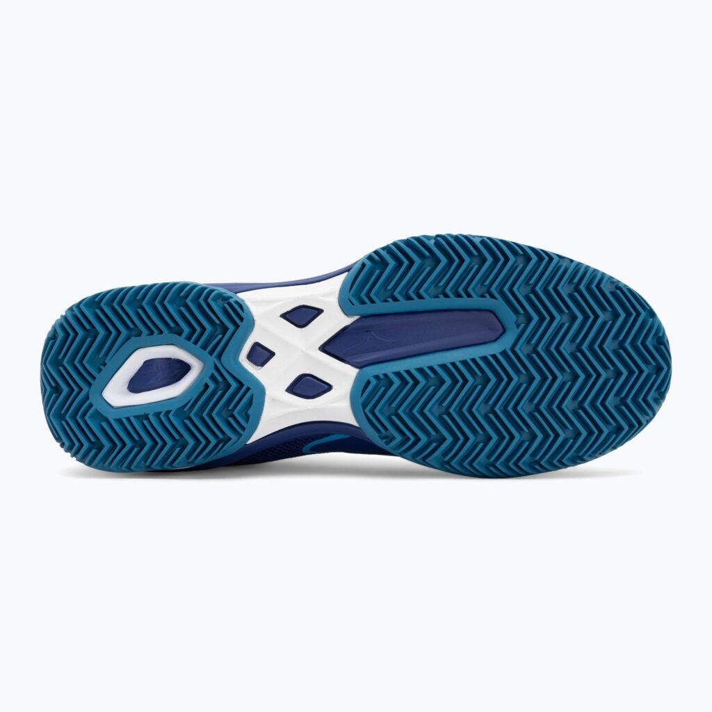 Теннисные кроссовки Mizuno Wave Exceed Light 2 CC bellwether blue/ white/ fjord blue