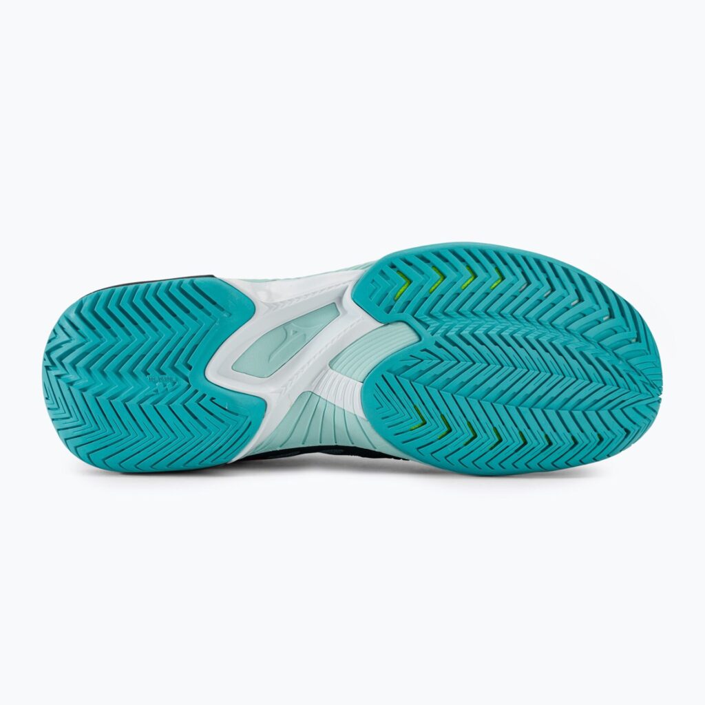 Теннисные кроссовки Mizuno Wave Exceed Tour 5 AC collegiate blue/soleil/tanager turquoise