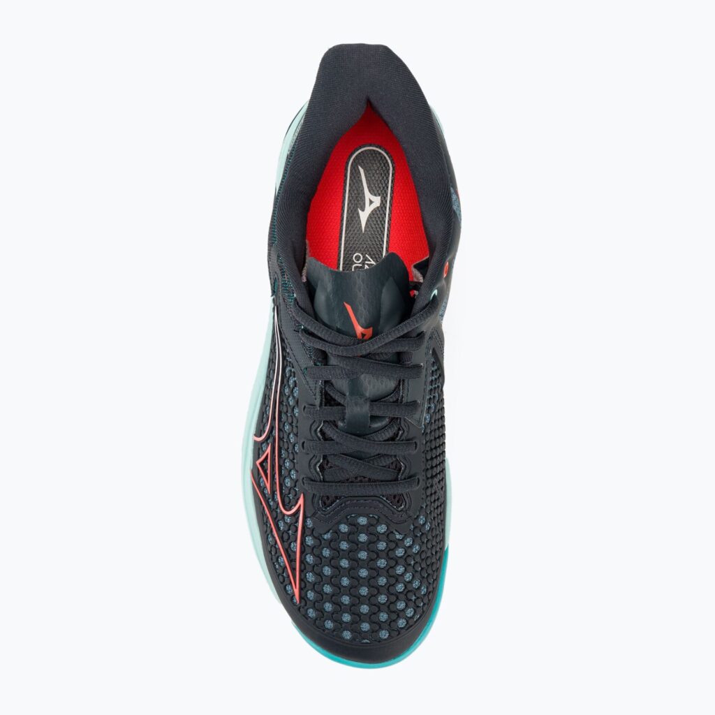 Теннисные кроссовки Mizuno Wave Exceed Tour 5 AC collegiate blue/soleil/tanager turquoise