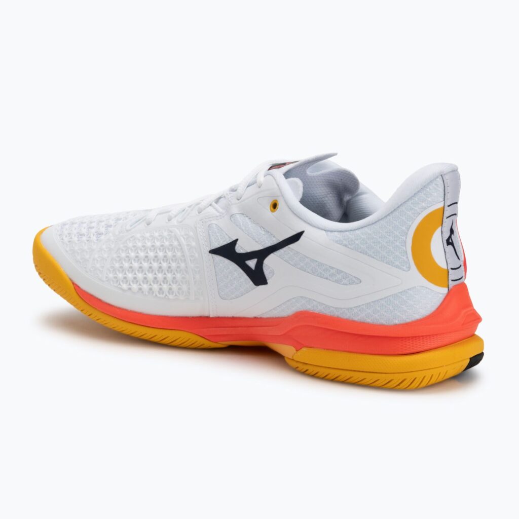 Теннисные кроссовки Mizuno Wave Exceed Tour 6 AC white/fiery coral 2/citrus