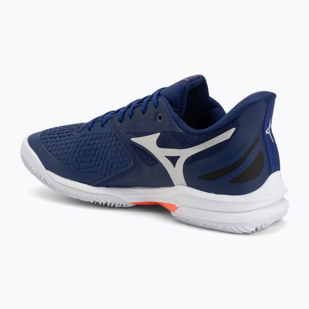 Теннисные кроссовки Mizuno Wave Exceed Tour 7 CC beacon blue/white/lava orange
