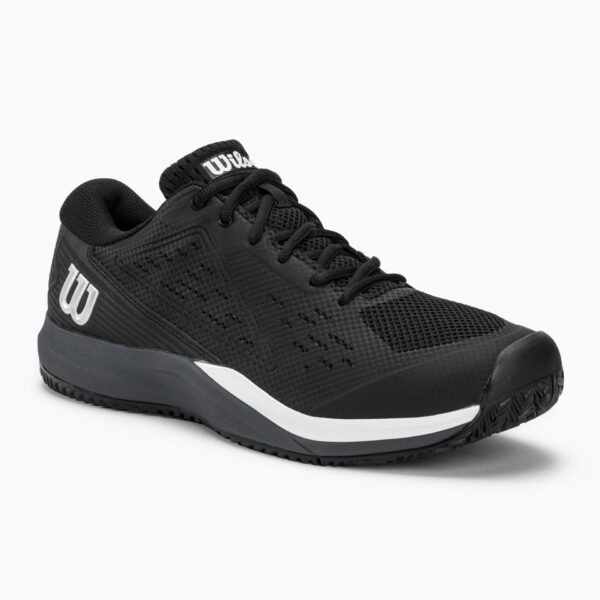 Теннисные кроссовки мужские Rush Pro Ace black/ ombre blue/ white
