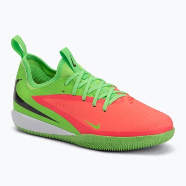 Детские футбольные бутсы Nike Jr. Phantom 6 Academy Erling Haaland IC hot punch/green strike/black