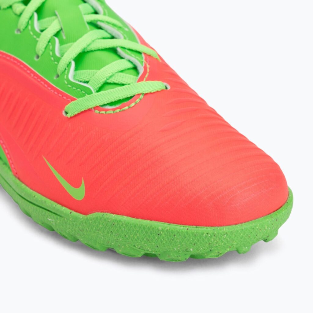 Детские футбольные бутсы Nike Jr. Phantom 6 Club Erling Haaland TF hot punch/green strike/black