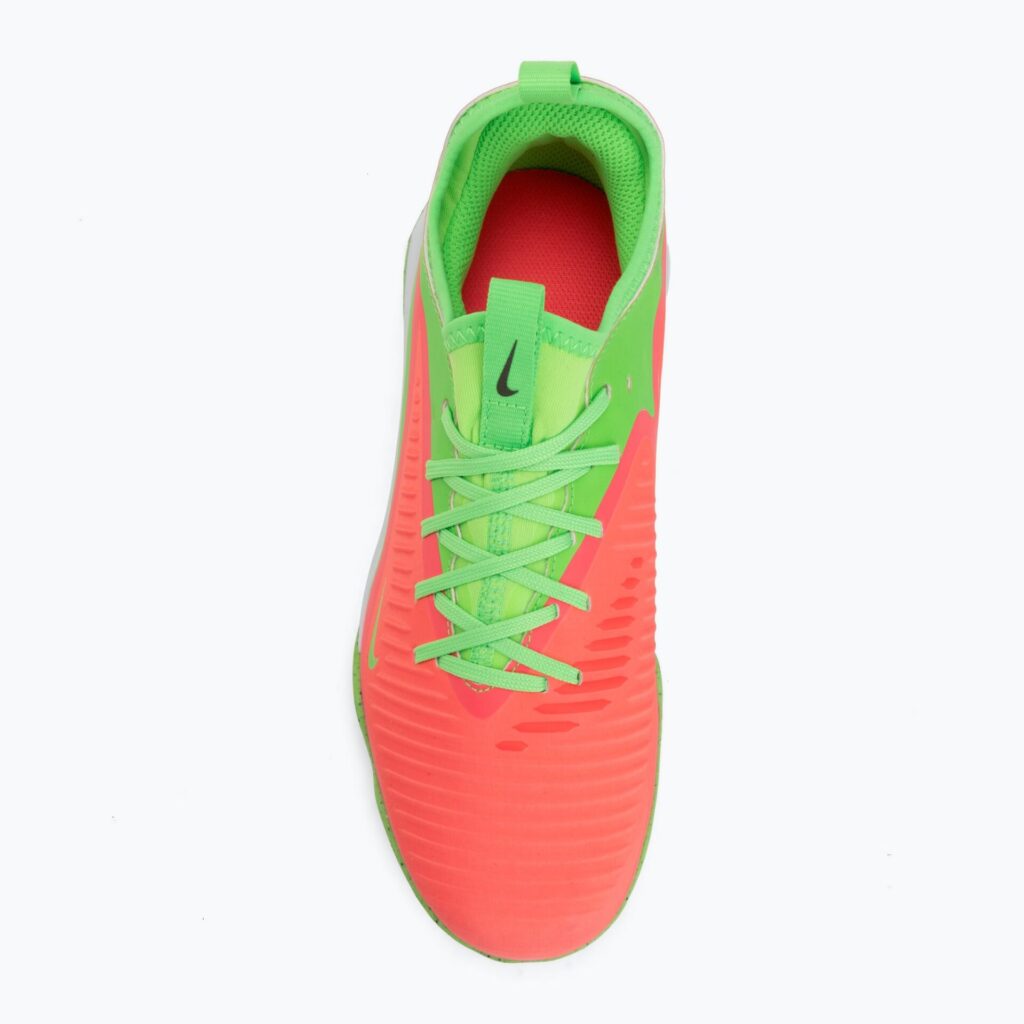 Детские футбольные бутсы Nike Jr. Phantom 6 Low Academy Erling Haaland TF hot punch/green strike/black
