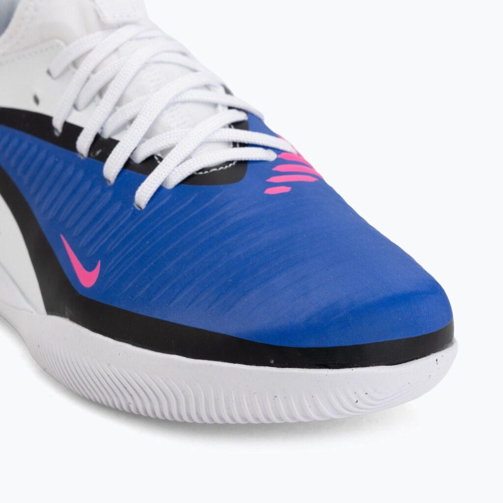 Детские футбольные бутсы Nike Jr. Phantom 6 Low Academy IN racer blue/white/pink blast