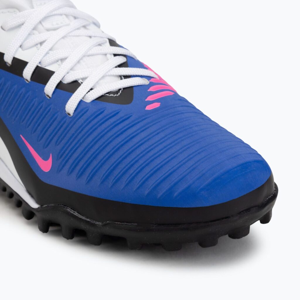 Детские футбольные бутсы Nike Jr. Phantom 6 Low Academy TF racer blue/white/pink blast