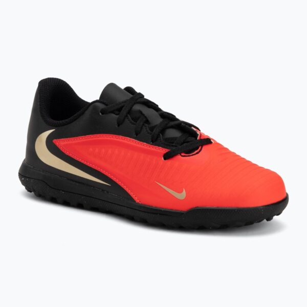 Детские футбольные бутсы Nike Jr. Phantom 6 Low Club Bright Crimson/Bright Crimson/Black