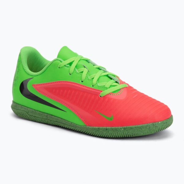 Детские футбольные бутсы Nike Jr. Phantom 6 Low Club Erling Haaland IC hot punch/green strike/black