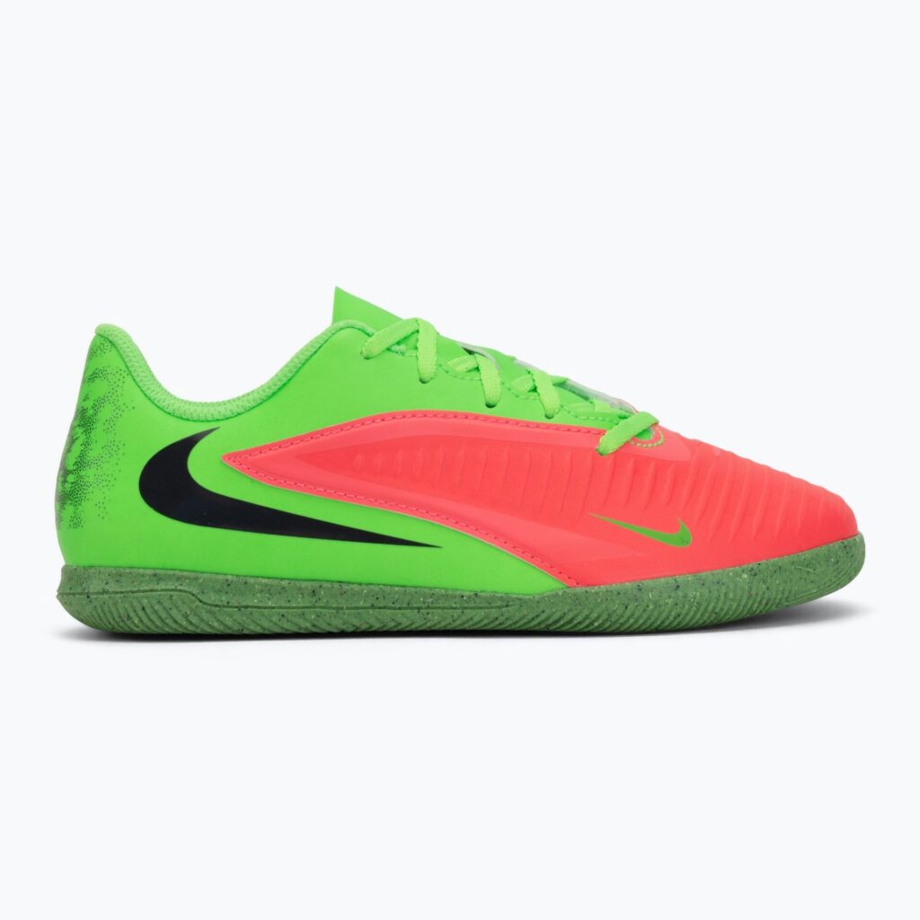 Детские футбольные бутсы Nike Jr. Phantom 6 Low Club Erling Haaland IC hot punch/green strike/black