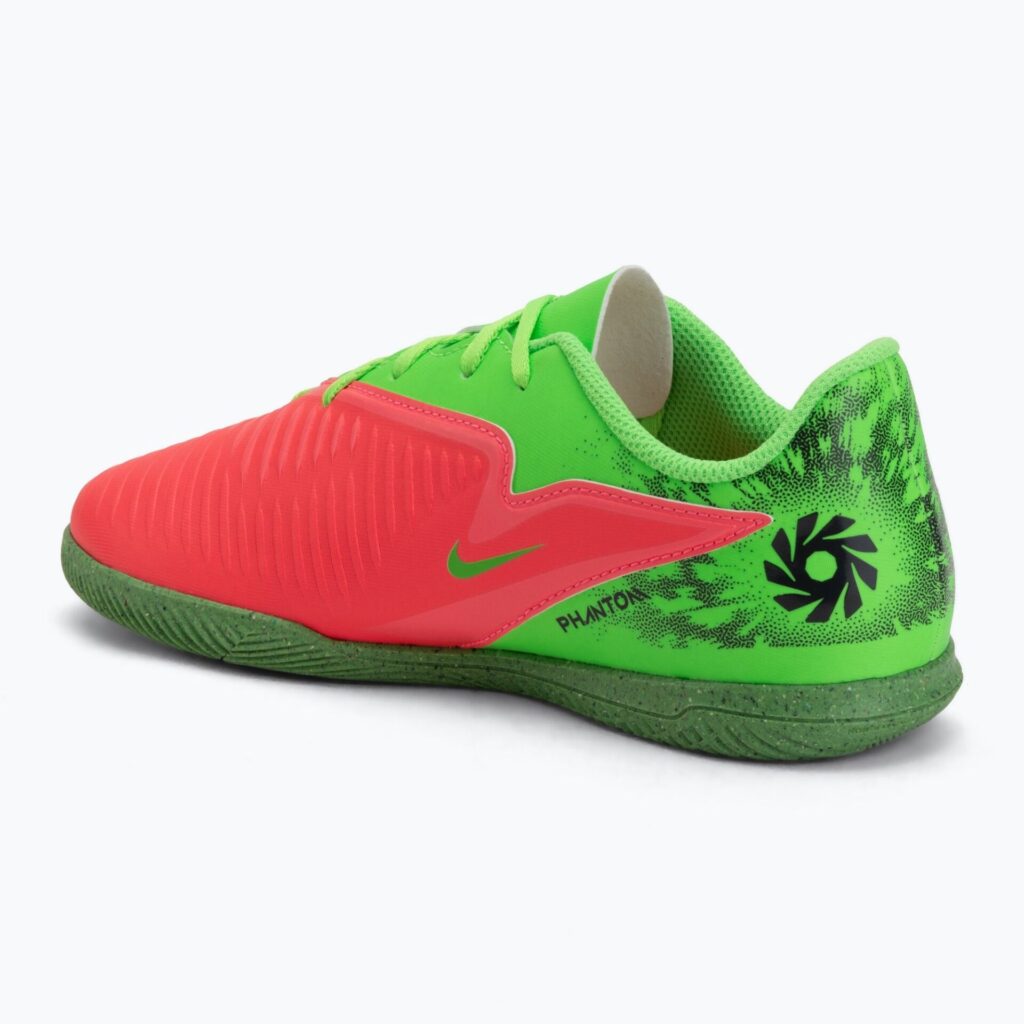 Детские футбольные бутсы Nike Jr. Phantom 6 Low Club Erling Haaland IC hot punch/green strike/black